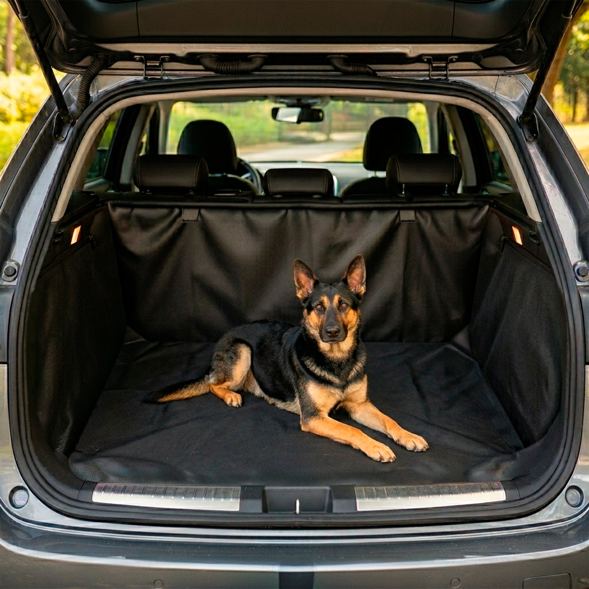 Car Dog Cover, Car Protector for Dogs, Back Seat and Boot Car Dogs, Waterproof and Non-Slip, Universal Car Boot Cover, Car Seat Covers Dog Resistant